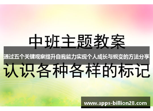 通过五个关键观察提升自我能力实现个人成长与蜕变的方法分享